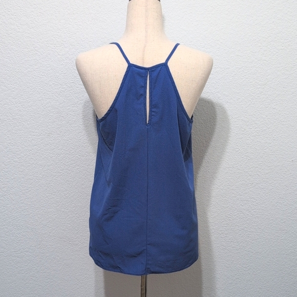 Paper Crane Cami Tank Top Blue Size Medium Racer back V-Neck - Picture 3 of 8